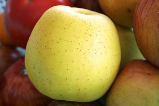 "Golden delicious apple", de Fir0002 a la Viquipèdia